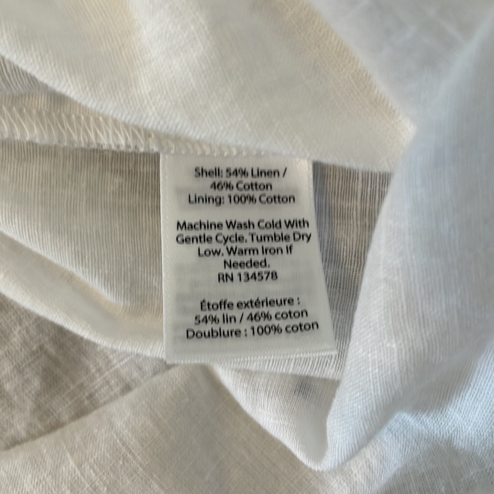 Vineyard Vines Linen Cover Up size XS - Picture 6 of 6